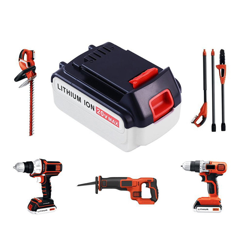 Pentru Black \u0026 Decker LB20, LBX20, LBX4020, LB2X4020 Baterii pentru înlocuirea bateriei Li-ion 20V 6000mAh
